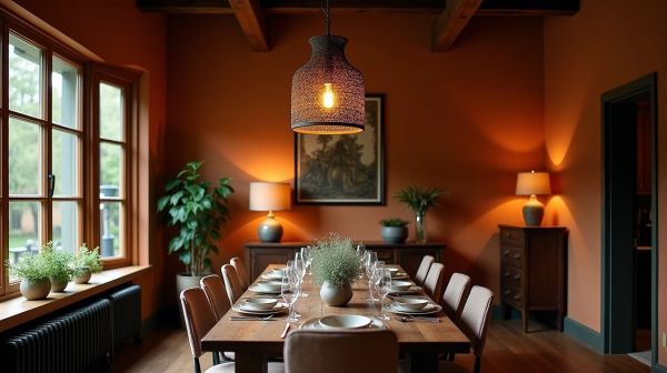 Choisir le luminaire bohème parfait pour une salle à manger accueillante