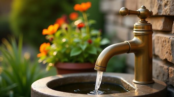Découvrez l’option pratique du robinet extérieur sur pied